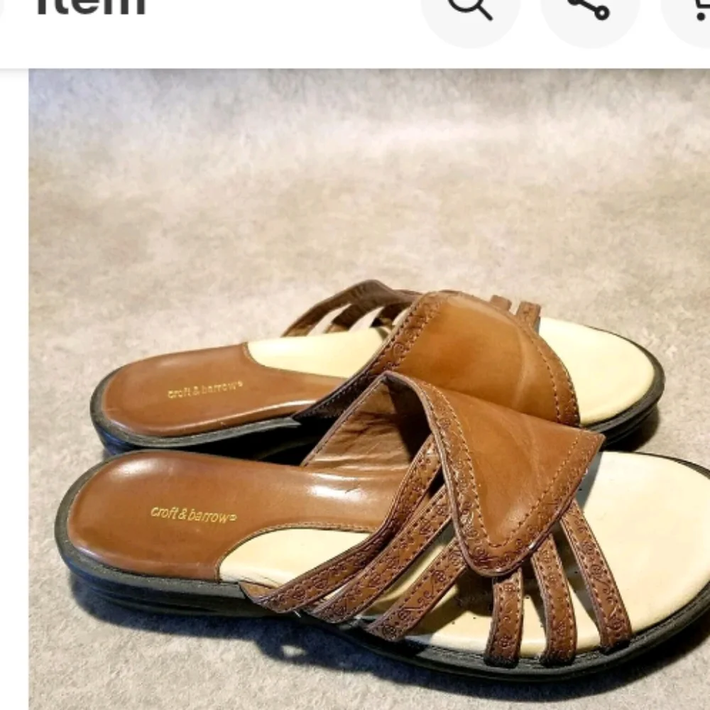 Croft and Barrow Strappy Slide Sandals - Picture 5 of 8